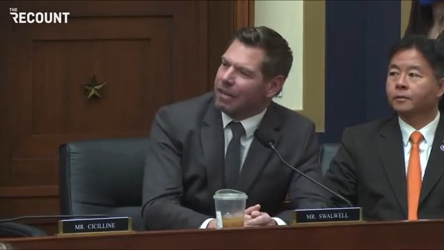 - Rep. Eric Swalwell SLAMS Matt Gaetz for bringing “somebody that he met at a gun club” to the first House Judiciary Committee hearing to lead the Pledge of Allegiance. Gaetz’s honored guest was charged with killing a family member in April 2019.