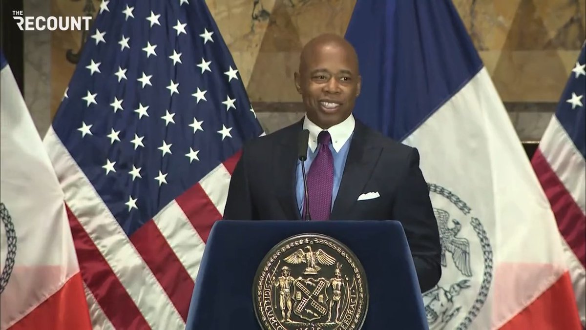 “When we took prayers out of schools, guns came into schools.” — NYC Mayor Eric Adams (D) speaking at the New York Public Library interfaith breakfast