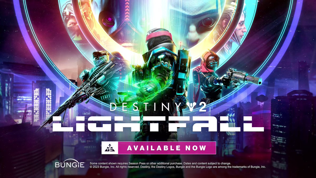 Our end begins. Lightfall is here. Go to war against our biggest foe. ❇