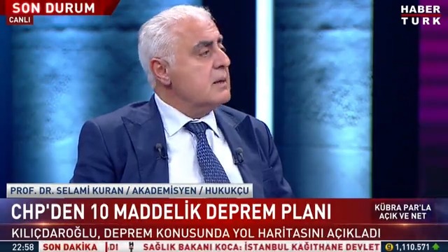 İstanbul'da 1,5 milyon konuta tahliye nasıl yapılacak? Kentsel dönüşüm yasaları zorunlu olabilir mi? Akademisyen / Hukukçu Prof. Dr. Prof.Dr.Selami Kuran #AçıkveNet'te kübra par'a yorumladı.