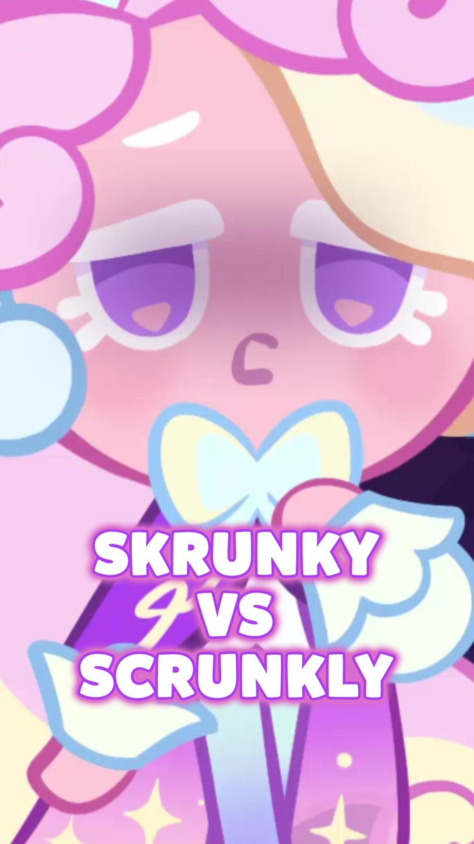 To be skrunky, or to be scrunkly. THAT is the question 🤔 How would you describe #DarkCacaoCookie? 💜 #CookieRun #CookieRunKingdom