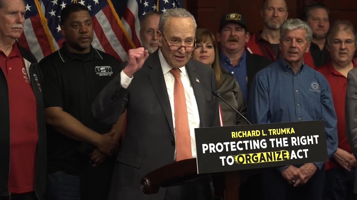 Today, we stood together to introduce legislation that will provide a voice to hard-working Americans: The PRO Act. The best way to build and strengthen the middle class is to strengthen unions. And the PRO Act would do exactly that.