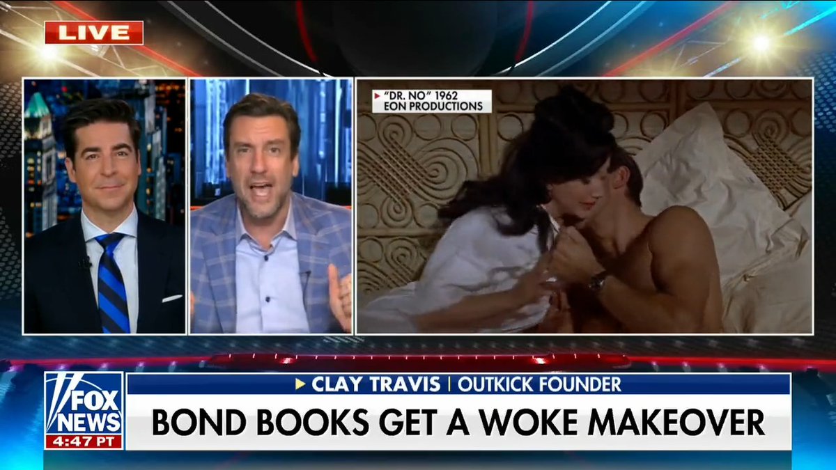 Hopped on Jesse Watters tonight to talk the awful trend of editing old books to fit modern woke standards.