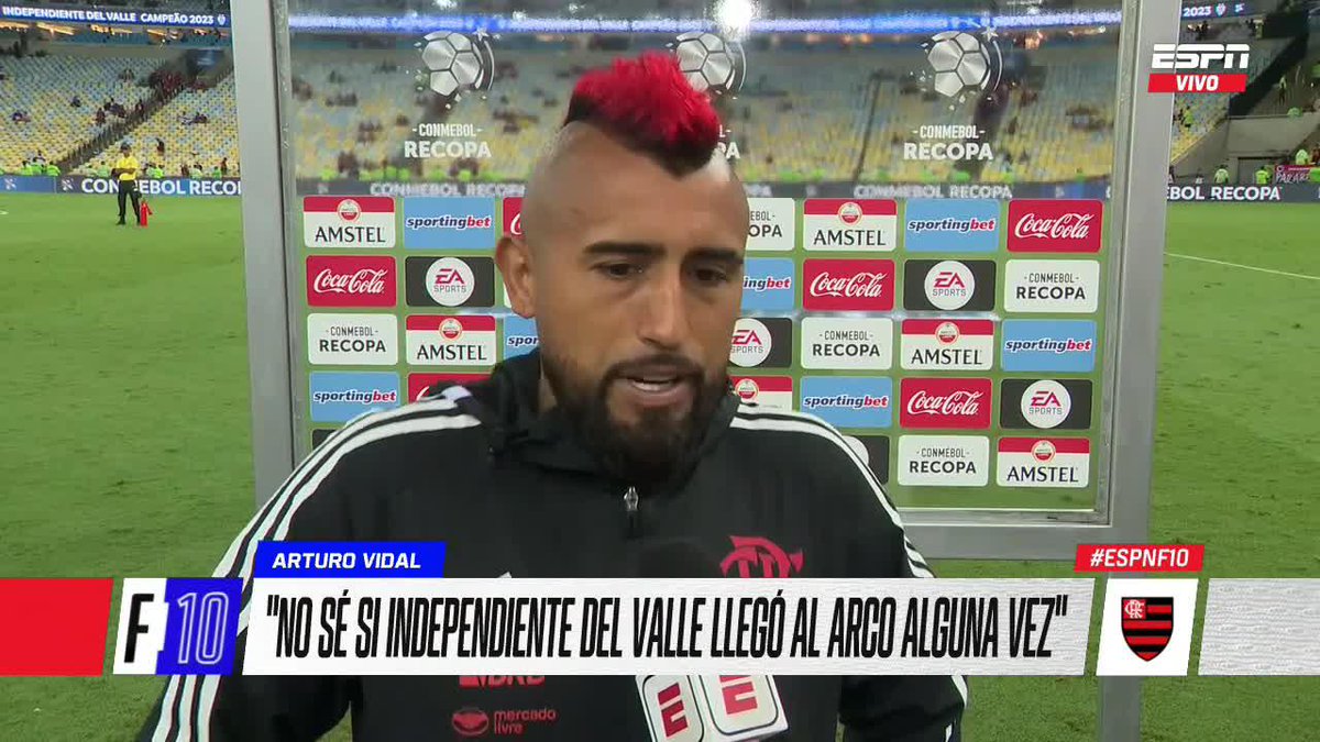 "ELLOS NO SÉ SI LLEGARON ALGUNA VEZ AL ARCO..." El Rey Arturo analizó la #Recopa. 📺 #ESPNenStarPlus