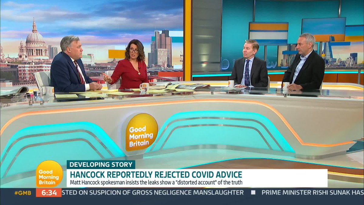 Matt Hancock is alleged to have rejected expert advice to test all residents going into care homes for covid. 'This is so personal and so emotional for people who lost loved ones' Ed Balls, Susanna Reid, Andrew Pierce and Kevin Maguire discuss the leaked WhatsApp messages.