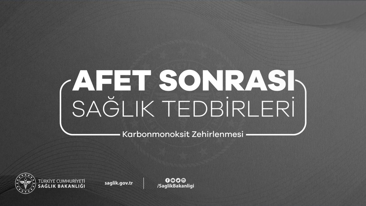 📹 KAHRAMANMARAŞ DEPREMLERİ - Karbonmonoksit nedir? - Karbonmonoksit zehirlenmesinin belirtileri nelerdir? - Karbonmonoksit zehirlenmesinden korunma yolları nelerdir? 👇 #Deprem