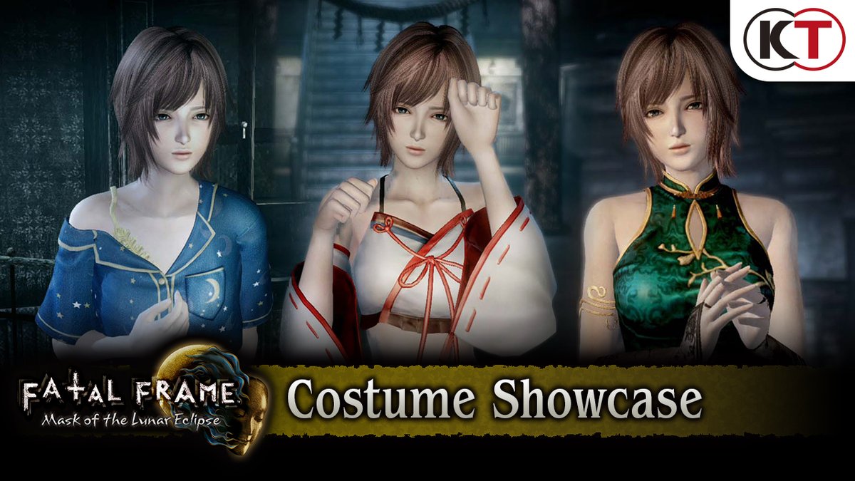 Fatal Frame: Mask of the Lunar Eclipse will be available digitally for PS4/PS5/Switch/Xbox One/ Xbos Series X|S, PC Steam on March 9, 2023. Pre-order Bonus Fox Mask -Ruka (white/red) -Misaki (black/scarlet) -Choshiro (black/blue) & more! #KTfamily #FatalFrameMOTLE #FatalFrame