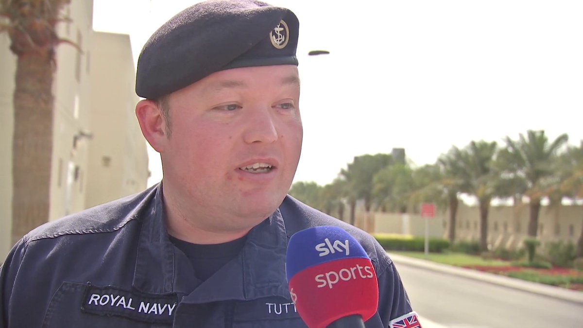 "Lewis Hamilton stayed and chatted to everybody." 🤝 How F1 is helping to keep morale high for The Royal Navy in Bahrain 🏎️