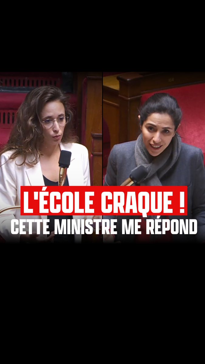 Les écoles craquent dans le Val-de-Marne, et dans tout le pays. Pour les élèves et les personnels, la situation est déjà catastrophique, et la rentrée prochaine s'annonce pire. Ce matin, j'interrogeais la Ministre à ce sujet. Sa réponse est surréaliste.
