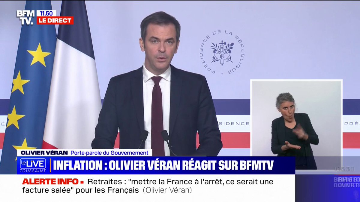 "Mettre le pays à l'arrêt, c'est prendre le risque d'une catastrophe écologique, agricole, sanitaire voir humaine dans quelques mois" Olivier Véran alerte sur l'état des réserves d'eau lié à l'absence de plu