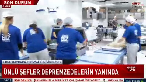 #SONDURUM - Depremin 24. gününde Hatay'da son durum ne? Ünlü şefler depremzedelerin yanında... Habertürk TV Muhabiri Ceylan Sever, Kameramanlar Emre Altun ve Hasan Dönmez detayları aktardı.