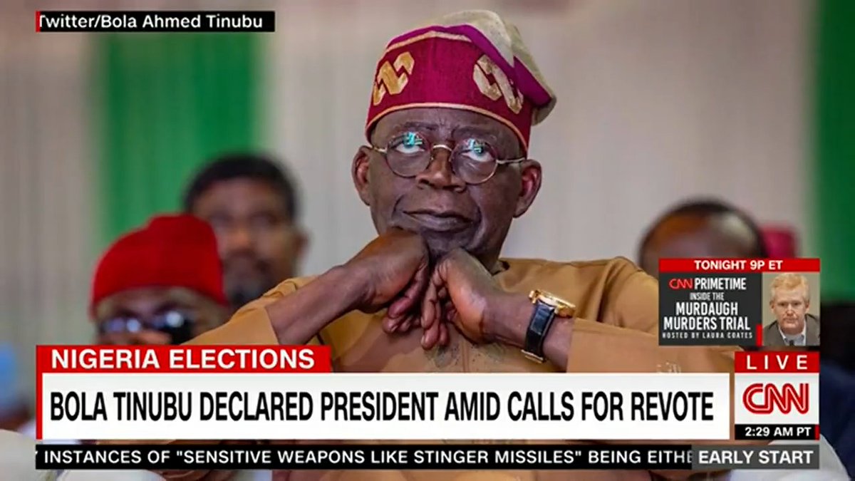 Bola Ahmed Tinubu was on Wednesday declared the winner of Nigeria’s controversial presidential elections