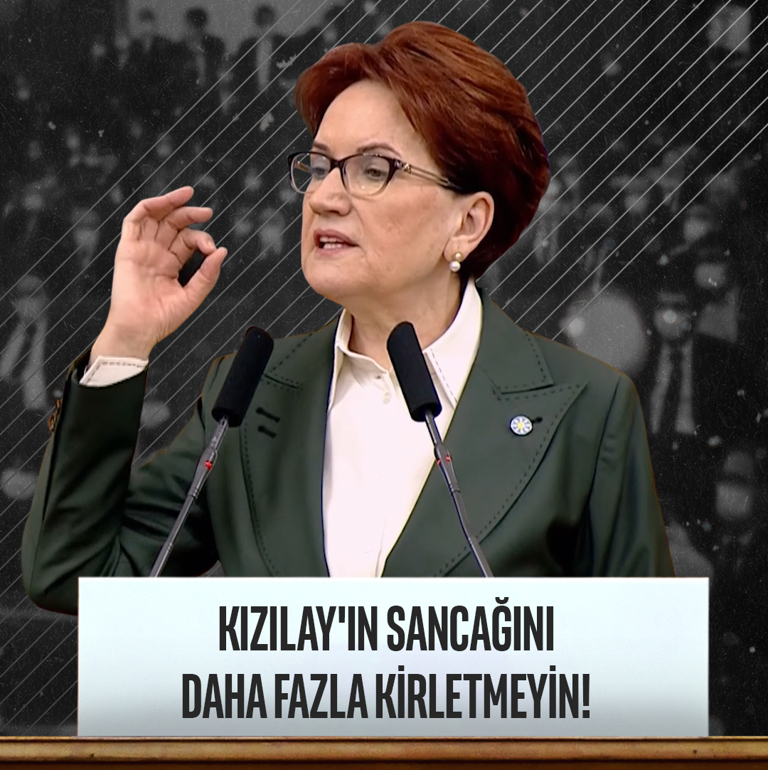 Her dönem gururumuz olan Kızılay’ı daha fazla lekelemeyin. Ahlaksız, şuursuz ve arsız yönetim anlayışınızla el attığınız her kurumumuzu delik deşik ettiniz. Bari Türk Milleti’nin “Vicdan Kalesi” Kızılay’ın surlarında gedik açmayın!