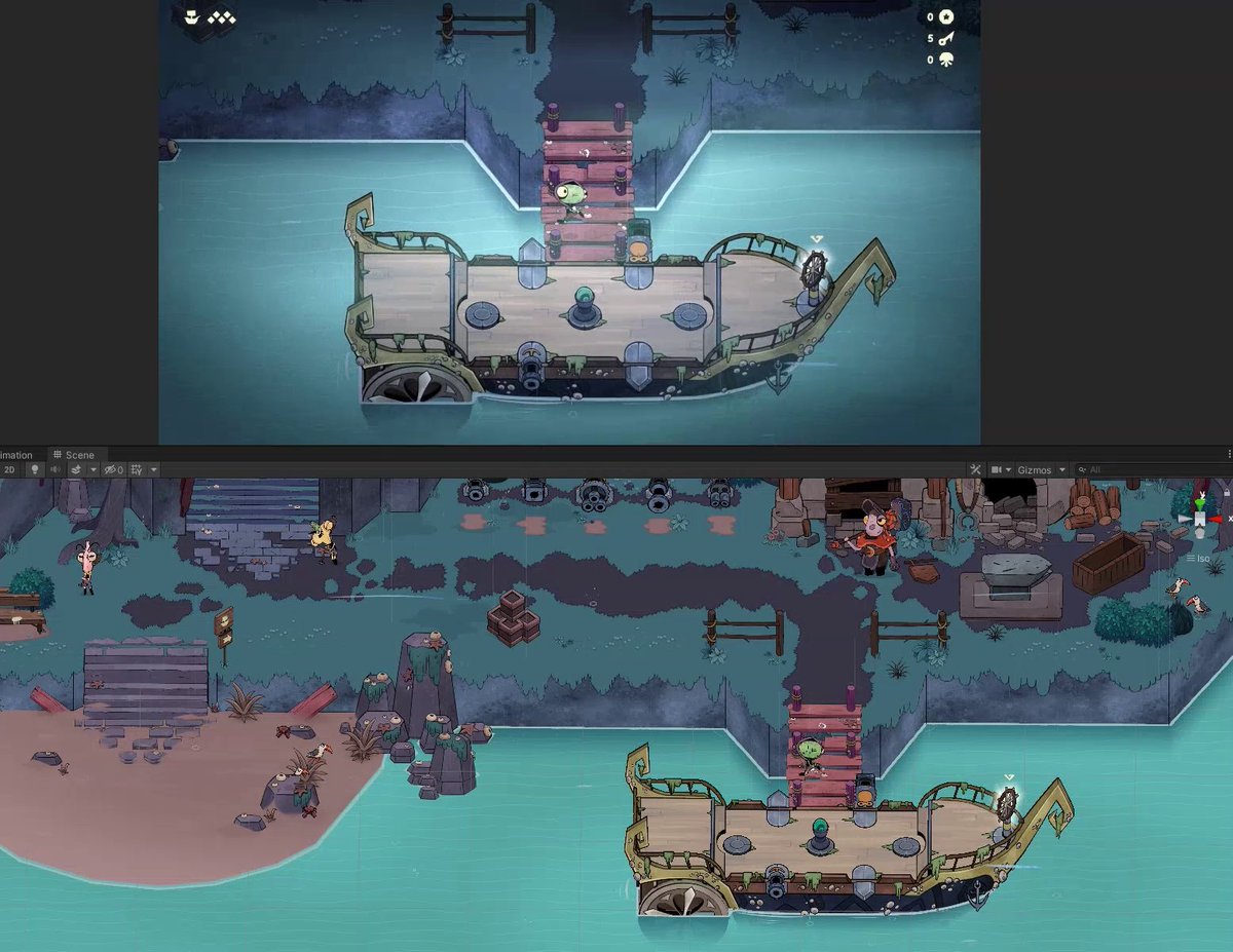 🔴 LIVE NOW 🔴 Let’s set sail with the captains of the Ship of Fools 🌊 to explore how they built this fun co-op game. We'll dive into: 🎨 Vision and art style of the game 👾 Animations & VFX ⚒️ Use of Netcode for Gameobjects and more Join us shipmates!