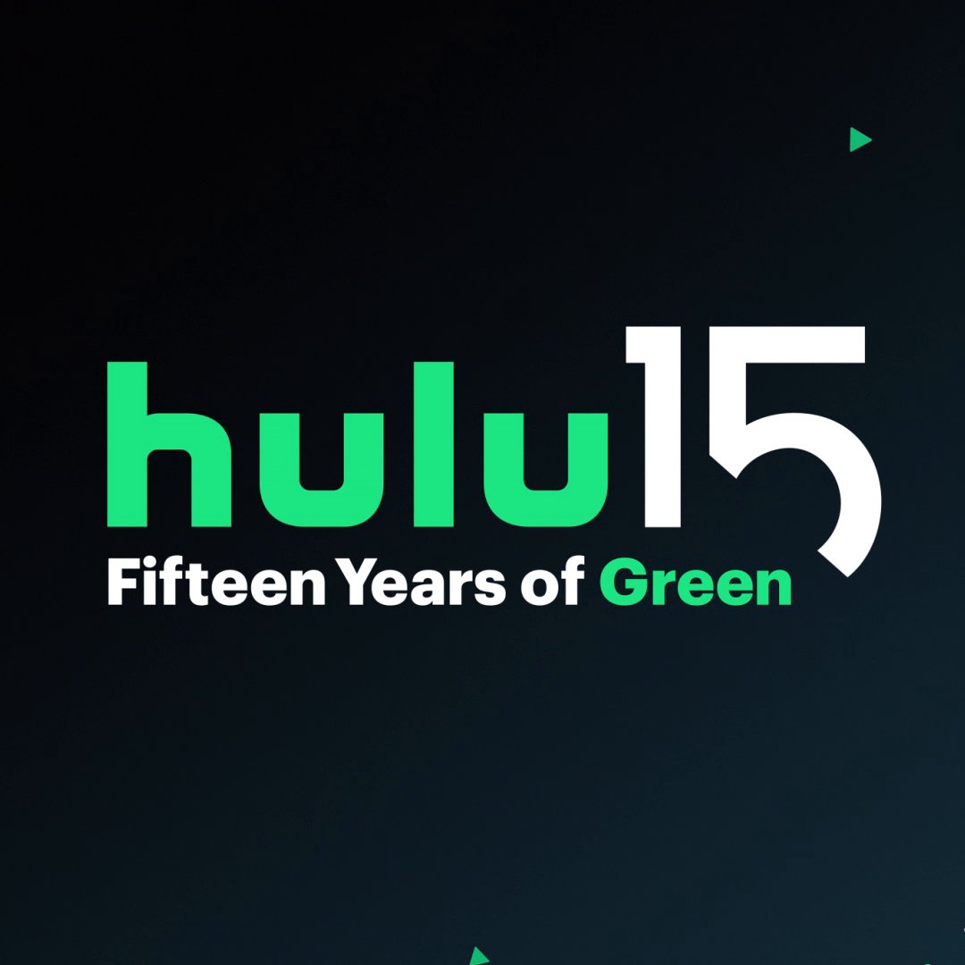 We're a lean, green streaming machine turning 15. ✨ Celebrate our #Hulu15 anniversary all month long!