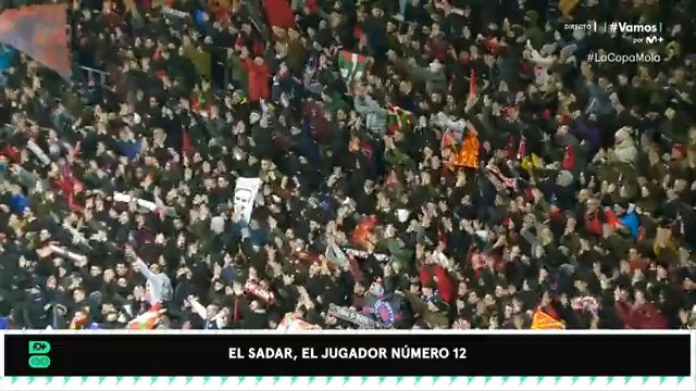 OSASUNA NUNCA SE RINDE. El Sadar ➕ equipo. #DeportePlus