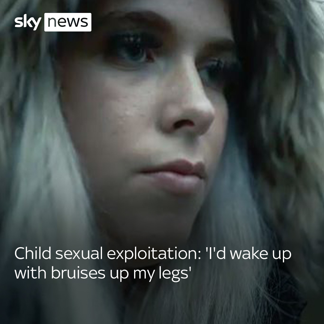 'I'd wake up with bruises up my legs' Home Editor Jason Farrell speaks to a victim of exploitation in Greater Manchester who has waived her anonymity as a sexual abuse victim in the hope of helping others in her position