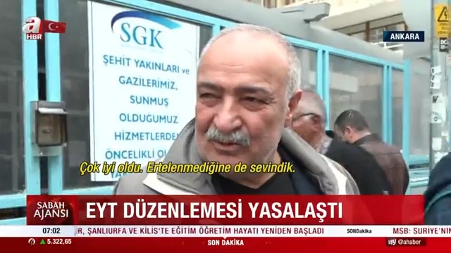 “Yıllardır beklediğimiz sorun çözüldü” Vatandaş #EYT düzenlemesinden memnun