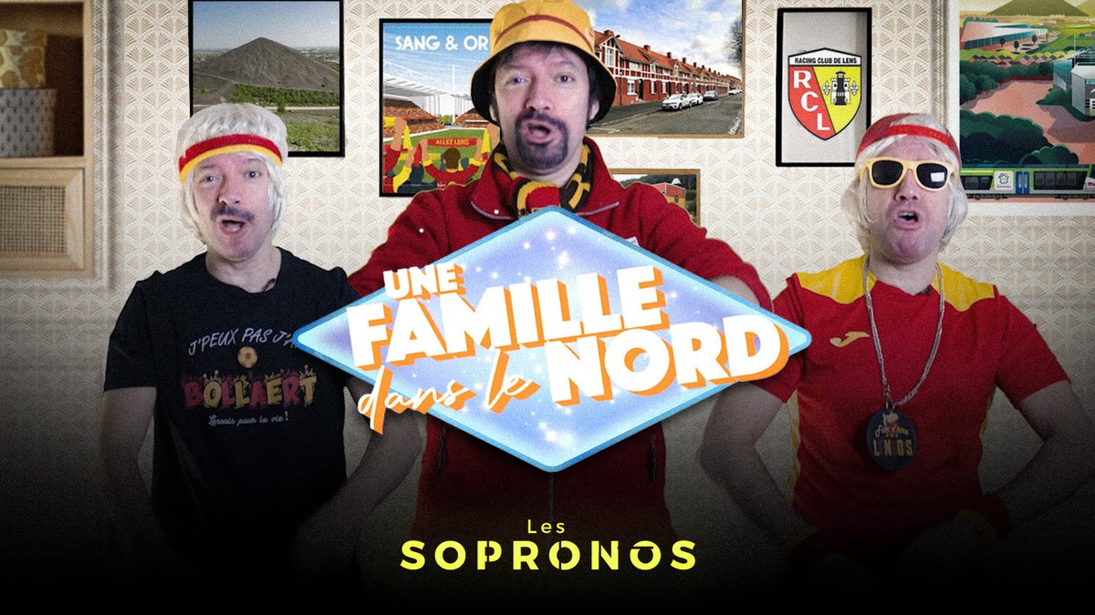 Aujourd’hui dans « Une Famille dans le Nord », #LesSopronos accueillent la famille Declercq, originaire de Lens, et les Delmotte, de Lille ! 📺⚽️