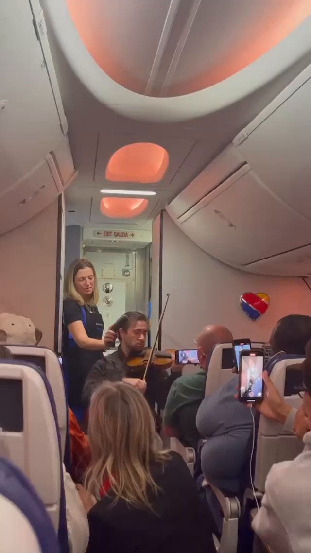 Nobody needs a mid flight Violin concert