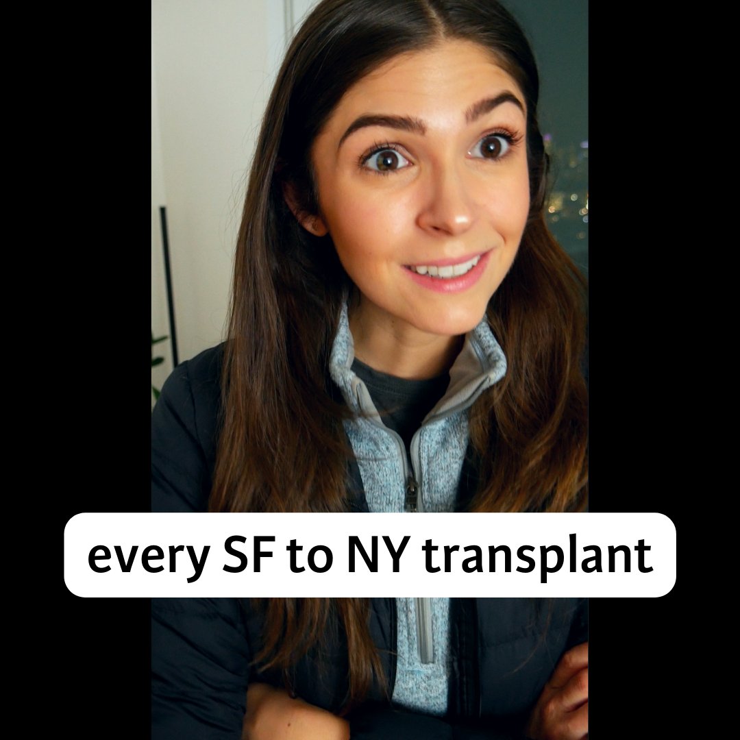 every SF to NY transplant