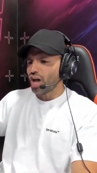 "¿Por qué grita así?" Sergio 'Kun' Agüero criticó a Alberto Fernández en su stream de Twitch por su tono durante su discurso en la apertura de sesiones del Congreso.
