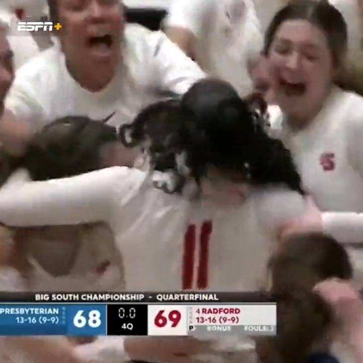 UNREAL GAME-WINNER FROM Radford Women's Basketball 😱