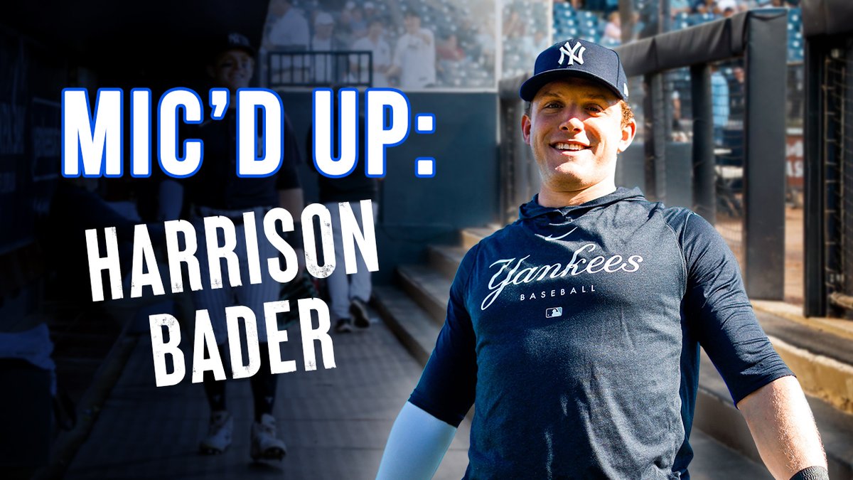 Couldn't have said it any Bader. Matt mic'd up 🎤