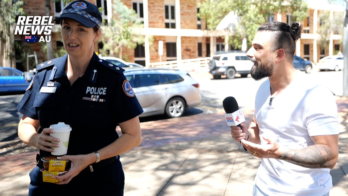 While crime is out of control, a now ex-cop in Alice Springs is fighting charges for having a Covid vaccine MEME on her personal phone. You can't make this stuff up. FULL STORY: MORE: