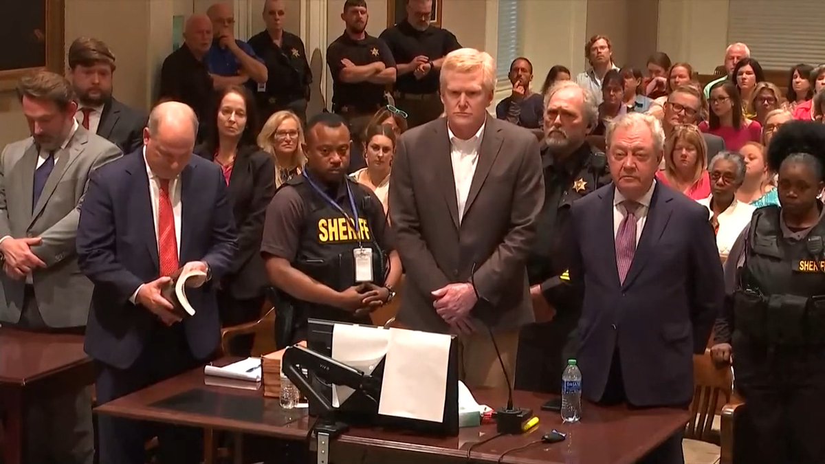 Following the guilty verdict, Alex Murdaugh’s lawyers attempted to make a motion for a mistrial, which the judge promptly denied, saying: ‘The evidence of guilt is overwhelming. I deny the motion.’