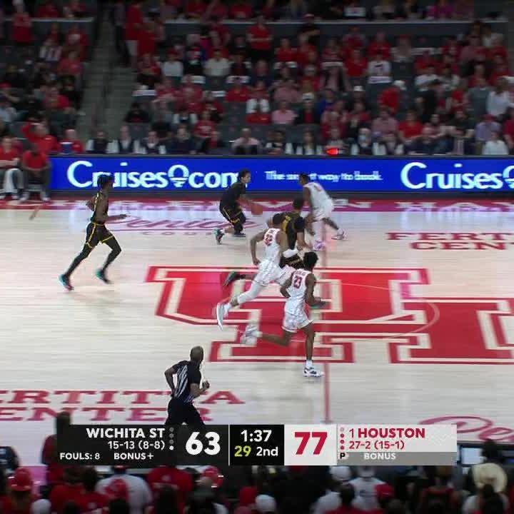 SHOWTIME FOR JARACE WALKER 😮‍💨 Houston Men's Hoops 🏀 🐾 | #SCTop10