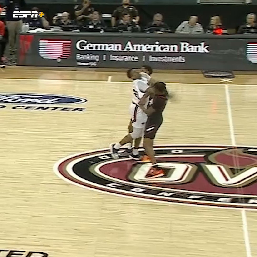 Punches were thrown during the Ohio Valley Conference tournament quarterfinal between SIU Edwardsville and UT Martin. Three players in total were ejected from the game.