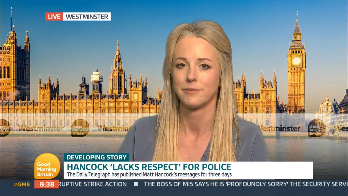 'Did you call him [Matt Hancock] before you released them [the messages]? - Kate Garraway Journalist Isabel Oakeshott says she felt it was her 'duty' to reveal 'information that effected every single one of us.' She says she's prepared to take the risk in the public interest.