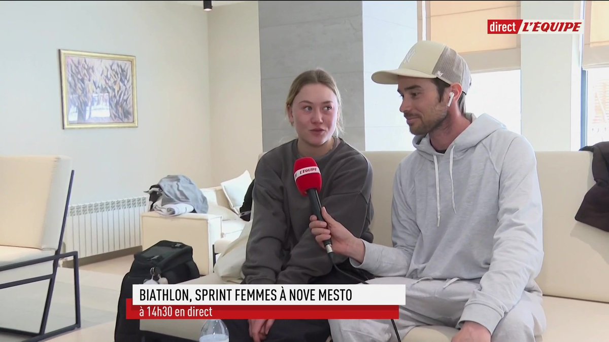 Quand Kevin Rolland fait l'interview de Tess Ledeux ! 😁 #lequipeSKI