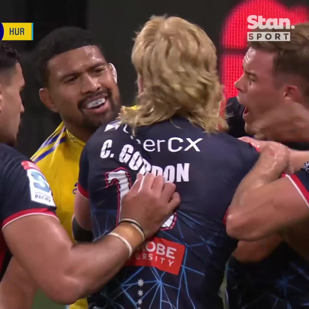 Ugly scenes here. Not a good look from Ardie Savea. Have to wonder what was said.