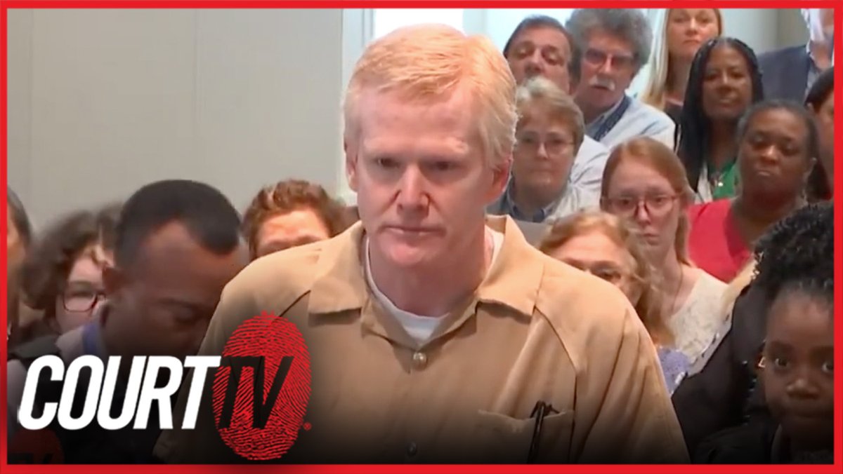 "I'm innocent." #AlexMurdaugh proclaims his innocence after being convicted of the brutal murder of his wife Maggie &amp; son Paul. Judge Newman sentenced the disgraced lawyer to two life consecutive sentences. #CourtTV #MurdaughTrial Is this justice? ⚖️👇