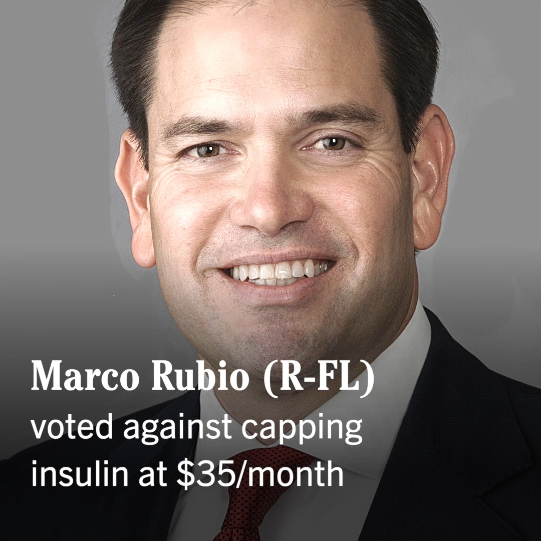 Here are the Senate Republicans who blocked capping insulin costs for Americans with private insurance, in addition to the $35/month cap for seniors: