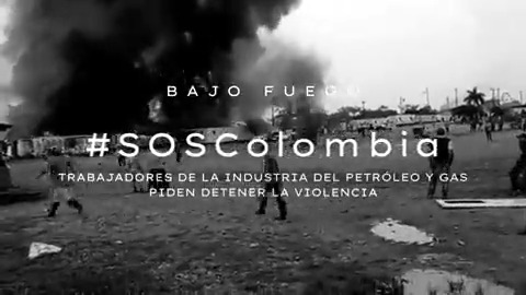 #SolidaridadColombia Trabajadores de la industria del petróleo, gas y combustibles, desde todos los rincones de🇨🇴, nos unimos de corazón para reclamar la libertad y el respeto a los derechos humanos de los policías y trabajadores del sector, secuestrados en San Vicente del Caguán