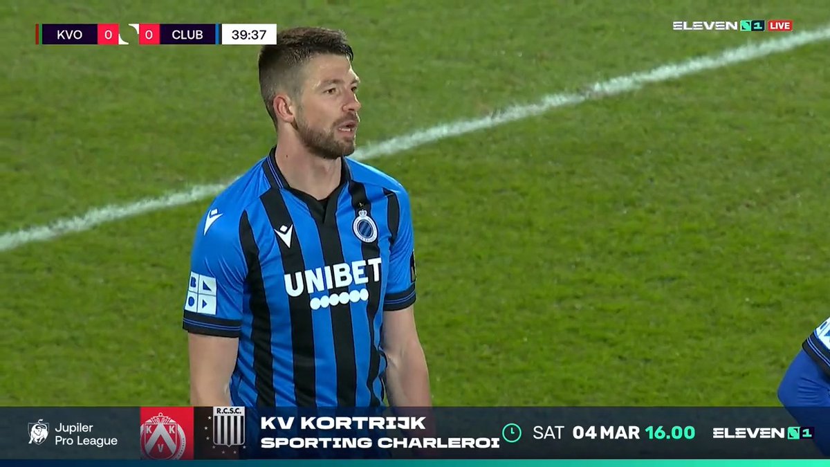 ⚠️ | De bal gaat op de stip na handspel van Brandon Mechele. 😮 #KVOCLU