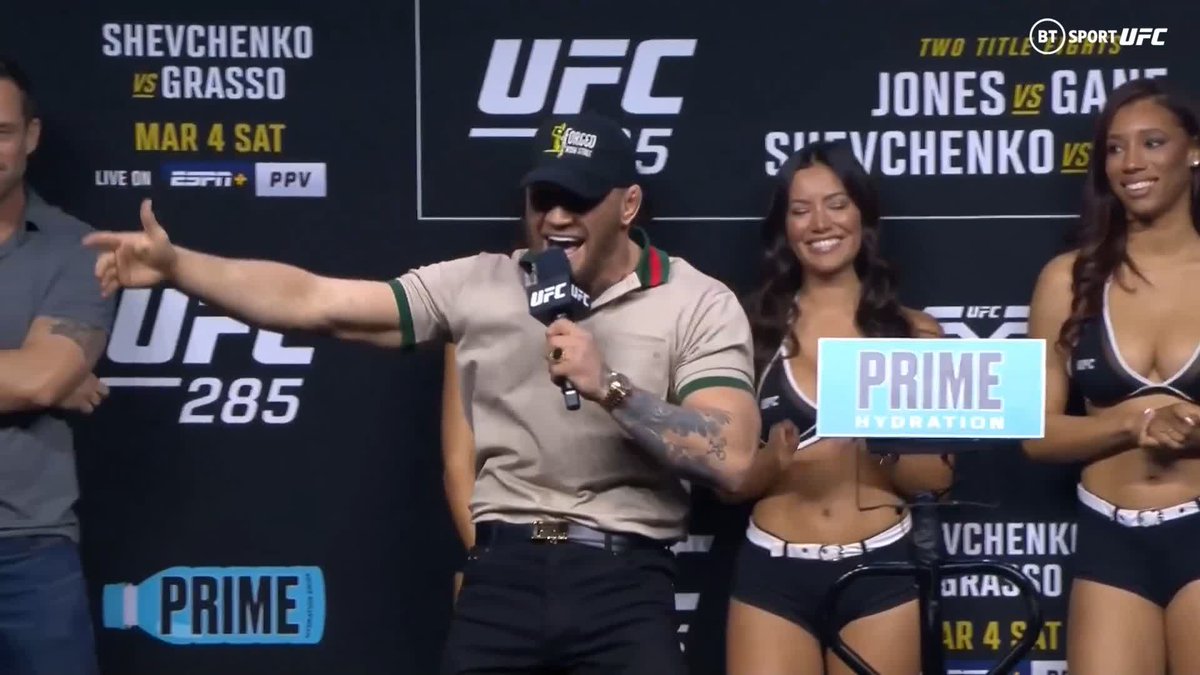 Conor McGregor in top form! 🤣