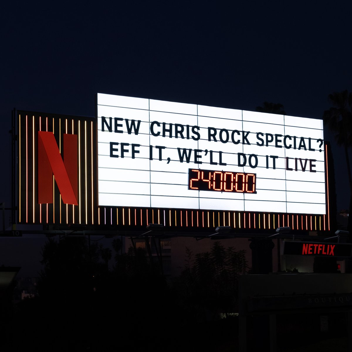 24 hours until Chris Rock: Selective Outrage hits Netflix! #ChrisRockLive