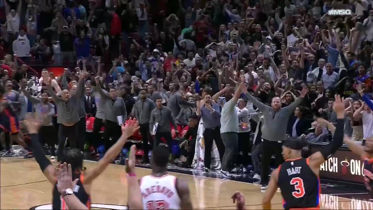 JULIUS RANDLE DAGGER 🔥 MIKE BREEN DOUBLE BANG 🗣️