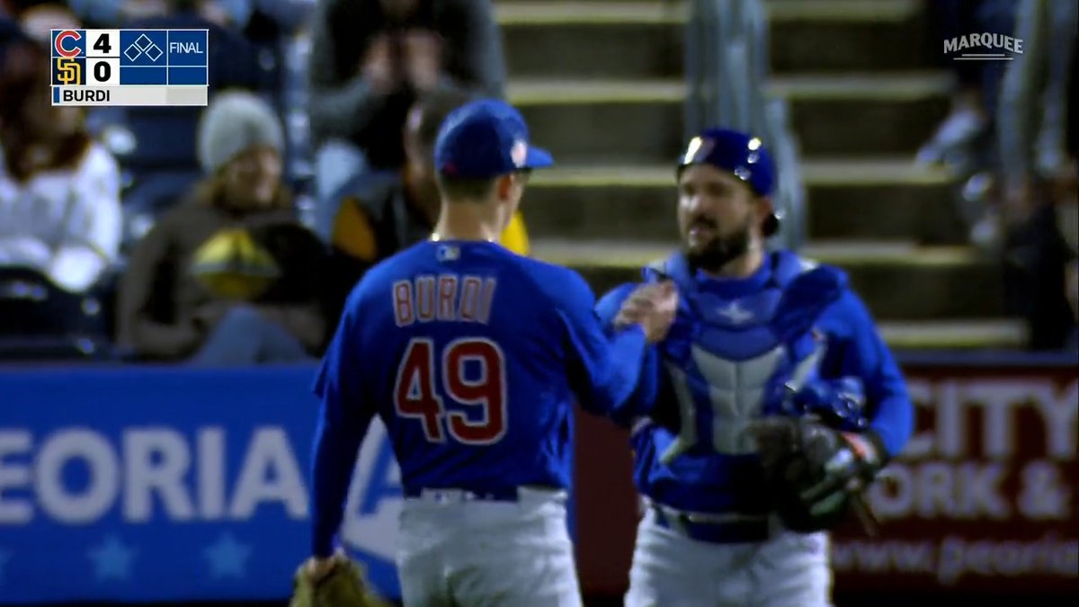 The first no-hitter in spring training history for the Chicago Cubs!