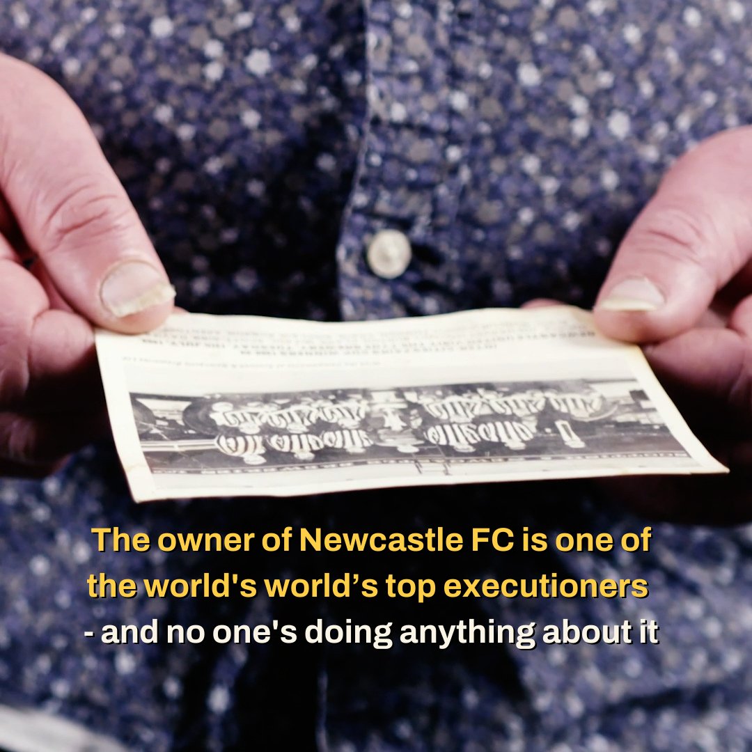 Why is a UK football club - playing in the Premier League today - owned by one of the world's top executioners? Watch Peter's video and sign the petition: #MCINEW