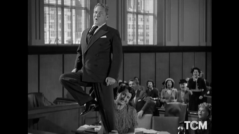 ADAM'S RIB ('49) takes the comedy to court, with the prosecution and defense...in wedlock. The Oscar-nominated screenplay was written by real-life married couple, Ruth Gordon & Garson Kanin who wrote the roles specifically for Katharine Hepburn & Spencer Tracy. #31DaysOfOscar