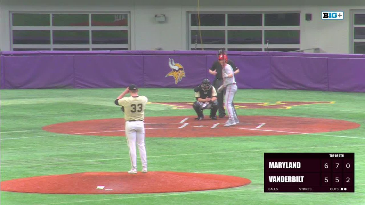 Top 7 | BOOOOM!! Nicky Lo's booming shot to left center gives the Terps a 1 run edge Terps 7, Commodores 6