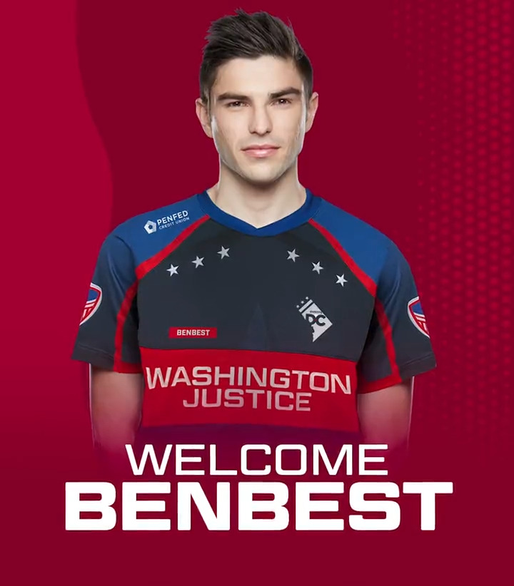 𝗪𝗘𝗟𝗖𝗢𝗠𝗘 𝗕𝗘𝗡𝗕𝗘𝗦𝗧 He's back in the league and he's a man on a mission 😤 Please welcome @BenBest_OW to the team! #JusticeFighting #OWL2023