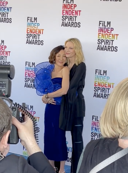 Michelle Yeoh & Cate Blanchett at the Indie Spirit Awards