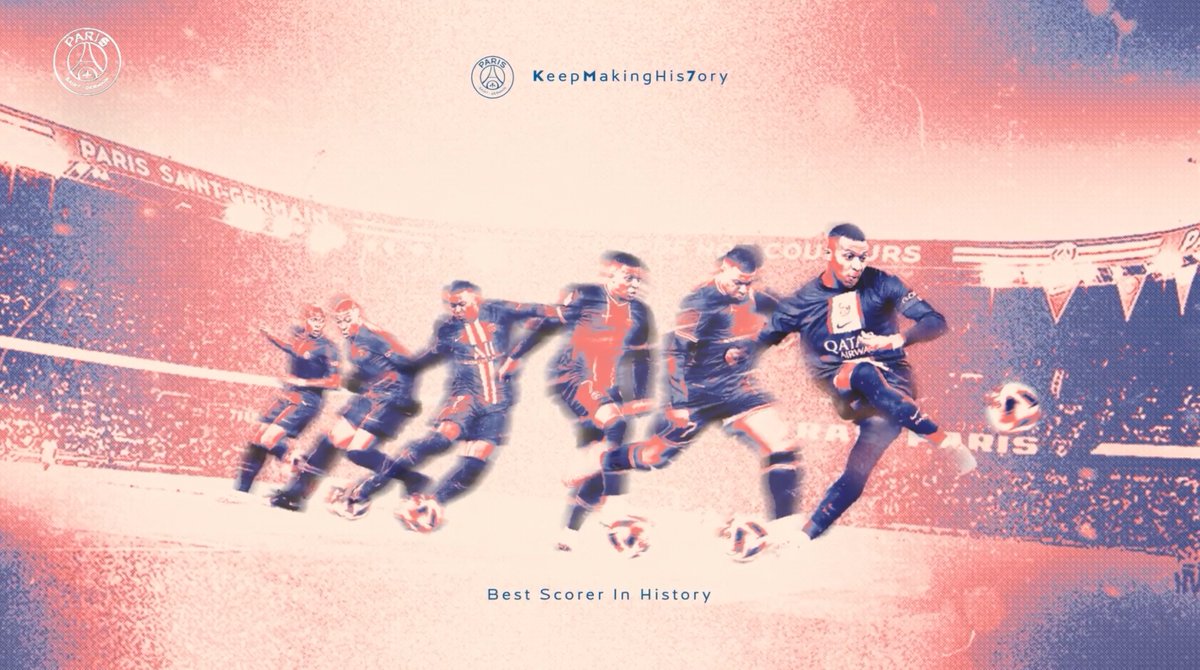 ✨ 𝗞𝘆𝗹𝗶𝗮𝗻 𝗠𝗯𝗮𝗽𝗽𝗲́ ✨ Le meilleur buteur de l'Histoire du Paris Saint-Germain ! ❤️💙 #𝐊EEP𝐌AKINGHIS𝟕ORY