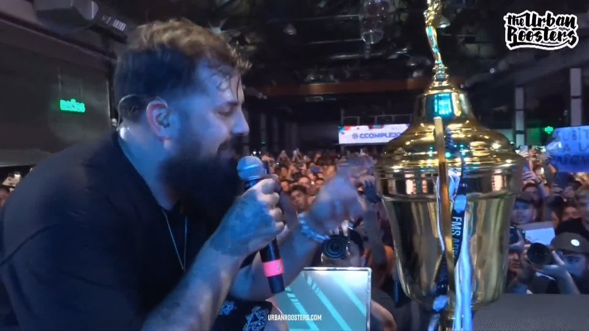 "Felicidades PAPO MC, te vas como campeón" 🏆 Una réplica para la historia 💙 #FMSFinals | #FMSArgentina